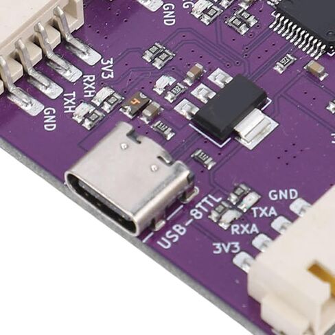 JTLB USB to 8 Channels TTL Serial Module 6Mbps High Speed CH348 Chip USB Type C to TTL Serial Converter Adapter in Saudi Arabia