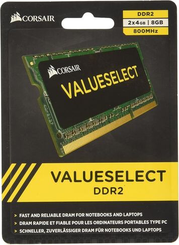 Corsair VS8GSDSKIT800D2 8GB (2x4GB) DDR2 800 MHz (PC2 6400) Laptop Memory in Saudi Arabia