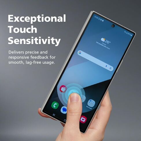 2 Pack Anti Glare Matte Privacy Screen Protector Compatible with Samsung Galaxy Z Fold 7 [Front Screen Only] EPU+TPU Hybrid Film, Anti Fingerprint, Self-Healing,Case Friendly, Easy Installation in Saudi Arabia
