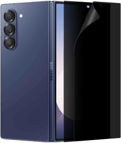 2 Pack Anti Glare Matte Privacy Screen Protector Compatible with Samsung Galaxy Z Fold 7 [Front Screen Only] EPU+TPU Hybrid Film, Anti Fingerprint, Self-Healing,Case Friendly, Easy Installation in Saudi Arabia
