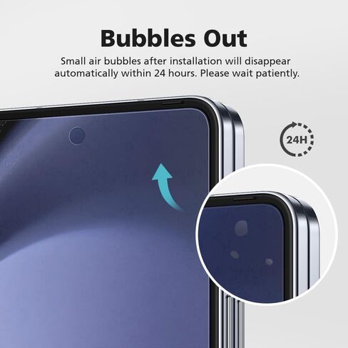 2 Pack Anti Glare Matte Privacy Screen Protector Compatible with Samsung Galaxy Z Fold 7 [Front Screen Only] EPU+TPU Hybrid Film, Anti Fingerprint, Self-Healing,Case Friendly, Easy Installation in Saudi Arabia