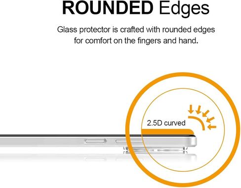 Supershieldz (2 Pack) Designed for AT&T Motivate Pro 5G and Cricket Outlast 5G (2024) Tempered Glass Screen Protector, Anti Scratch, Bubble Free in Kuwait