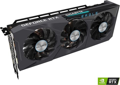 GIGABYTE GeForce RTX 3070 Ti Eagle 8G Graphics Card, WINDFORCE 3X Cooling System, 8GB 256-bit GDDR6X, GV-N307TEAGLE-8GD Video Card in Saudi Arabia
