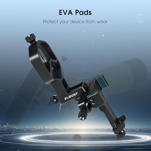 SVBONY SV214 Pro Universal Phone Adapter for Telescope, Spotting Scope Binoculars, 3-Axis Adjustable Phone Holder Bundle with 4mm Telescope Eyepiece Wide Angle, for Astronomy Mobile Photography in Saudi Arabia
