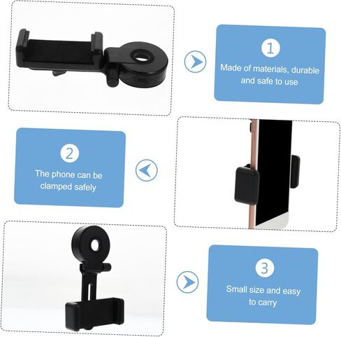 Veemoon Telescope Microscope Smartphone Adapter Mount Phone Clip for Quick Photography Compatible Telescopes Binoculars Microscopes Material in Saudi Arabia