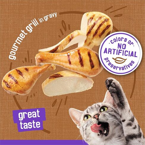Friskies Chicken and Salmon Savory Shreds Dinner in Gravy 5.5 Ounce (6 Pack) in Saudi Arabia