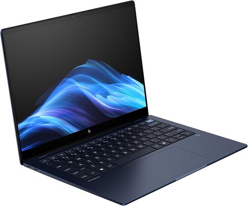 HP EliteBook Ultra G1q Notebook AI PC Qualcomm Snapdragon 16GB RAM 512GB SSD Qualcomm Adreno GPU Atmosphere Blue - Qualcomm Snapdragon X Elite X1E-78-100 (حتى 3.4 جيجا هرتز، 12 نواة) - 2.2K (2240 ​​× 1400) in Kuwait
