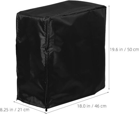 Gadpiparty CPU Dust Cover for Desktop Tower, Large 420D Waterproof Protective Sleeve, Black Computer Dust Catcher for Home and Office Use, 50X21X46Cm in Saudi Arabia