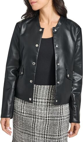 Calvin Klein womens Button Front Jacket in Saudi Arabia