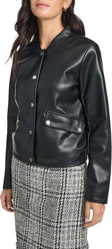 Calvin Klein womens Button Front Jacket in Saudi Arabia