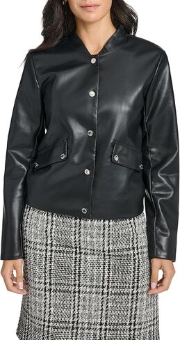 Calvin Klein womens Button Front Jacket in Saudi Arabia
