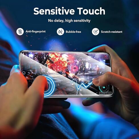 [عبوة من قطعتين] واقي شاشة لهاتف OnePlus 13، [صديق للحافظة] [متوافق مع بصمات الأصابع] واقي عدسة الكاميرا وطبقة TPU المرنة، مضاد للخدش، سهل التركيب in Kuwait
