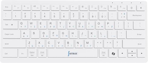 Mathematical Keyboard — Write Math & Equations Faster on Windows PC | 55 Symbols & Shortcuts for Any Editor or Browser | 2.4G Wireless + Bluetooth | USB-C Rechargeable | US Layout | in Saudi Arabia