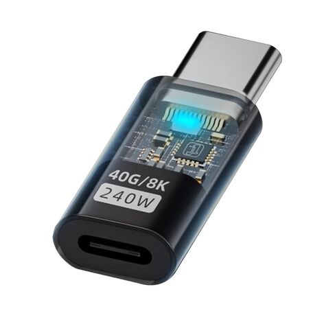 محولات موسعات USB C أنثى إلى USB C ذكر تعمل على تمديد موصلات البيانات بسرعة 40 جيجابت في الثانية بقدرة 240 وات in Saudi Arabia