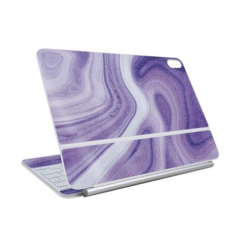 غلاف متوافق مع لوحة مفاتيح Apple Magic لجهاز iPad Air 11 بوصة (M3) 2025 - أكريليك لافندر - غطاء لاصق واقٍ من الفينيل 3M ممتاز - سهل الاستخدام | صُنع في الولايات المتحدة الأمريكية بواسطة MightySkins in Kuwait