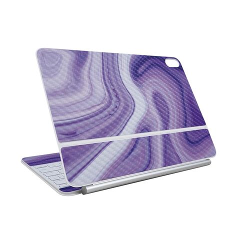 غلاف متوافق مع لوحة مفاتيح Apple Magic لجهاز iPad Air 11 بوصة (M3) 2025 - أكريليك لافندر - غطاء لاصق واقٍ من الفينيل 3M ممتاز - سهل الاستخدام | صُنع في الولايات المتحدة الأمريكية بواسطة MightySkins in Kuwait