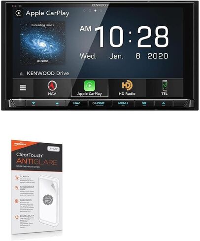 واقي شاشة BoxWave متوافق مع Kenwood DNX997XR - ClearTouch مضاد للتوهج (عبوتان)، غلاف غشاء غير لامع مضاد لبصمات الأصابع in Kuwait