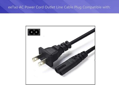 6 Feet AC Power Cord Plug Lead Charger Compatible with LNNIW NCB-FT NCBFT Warming Mat Electric Warming Tray Charging Cable Power Supply 100V-240V in Saudi Arabia