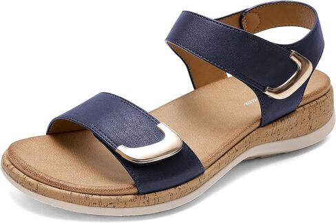 Littleplum Womens Sandals Arch Support Adjustable Comfy Flat Sandals for Women Summer Walking Shoes for Beach,Travel in Saudi Arabia