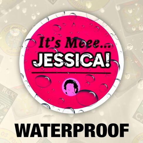 (3 قطع) ملصق من الفينيل مقولات تحفيزية ساخرة It's Me Jessica من أجل Kindle، الكمبيوتر المحمول، زجاجة مياه، قبعة صلبة للهاتف، ملصق اقتباس Meme مقاس 3 بوصة in Kuwait
