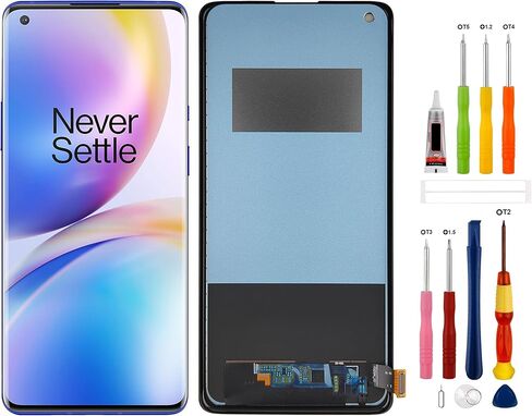 استبدال شاشة TFT متوافق مع 1+8 Pro OnePlus 8 Pro IN2023 IN2020 مجموعة محول رقمي لشاشة تعمل باللمس مع أدوات إصلاح - 6.78 بوصة in Kuwait