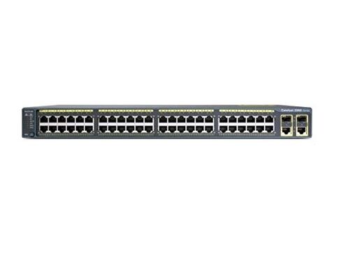(متجدد) Cisco WS-C2960-48PST-L Catalyst 2960 48-Port 10/100Mb 1000BT POE Switch، Lan Base Image in Kuwait