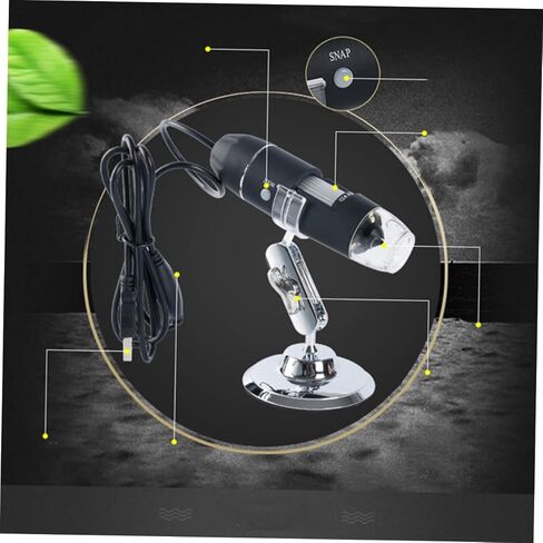 High Resolution USB Microscope Digital Magnifier Led Lights Adhesive Stand Wide Application in Saudi Arabia