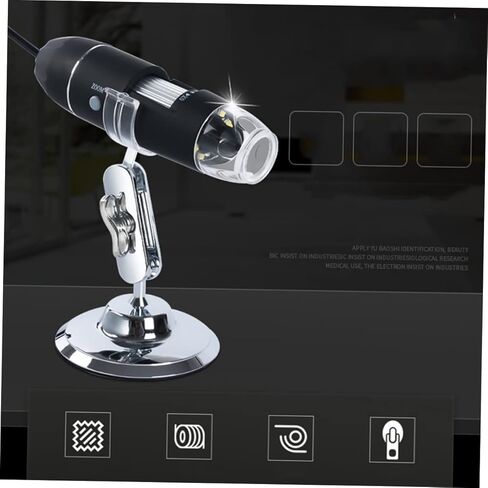 High Resolution USB Microscope Digital Magnifier Led Lights Adhesive Stand Wide Application in Saudi Arabia