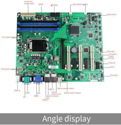 اللوحة الأم B360 LGA 1151 ATX لمعالج Core 4-5th Gen Celeron/Pentium LGA1151 (4*DDR4، MSATA 6Gb/s، PCIe X16,4*SATA 6Gb/s)/ATX اللوحة الأم للتحكم الصناعي in Saudi Arabia