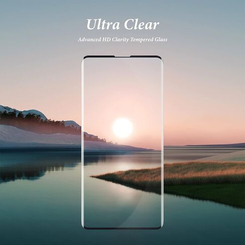 2 Pack Screen Protector for Samsung Galaxy S10 Plus 6.4 Inch, HD Clear Tempered Glass, Easy Installation, High Sensitivity, Case Friendly in Saudi Arabia