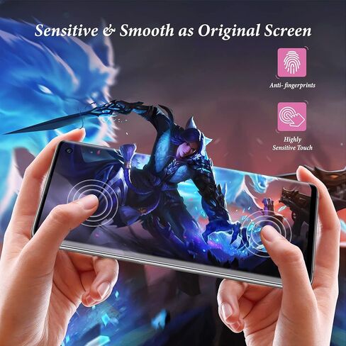 2 Pack Screen Protector for Samsung Galaxy S10 Plus 6.4 Inch, HD Clear Tempered Glass, Easy Installation, High Sensitivity, Case Friendly in Saudi Arabia