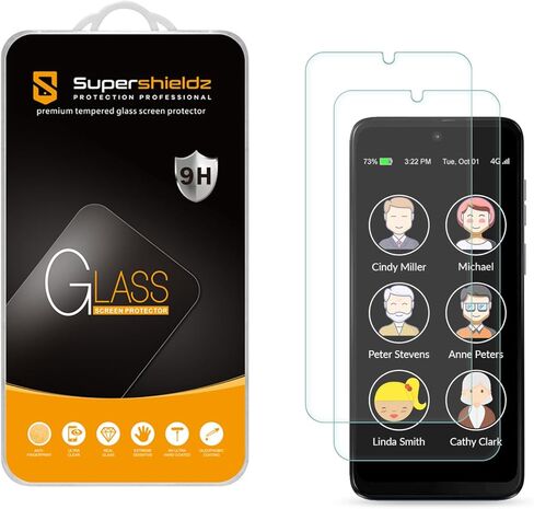 Supershieldz (2 Pack) Designed for Verizon (Raz Memory) Tempered Glass Screen Protector, Anti Scratch, Bubble Free in Kuwait