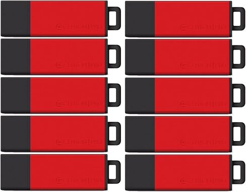 محرك فلاش Centon DataStick Pro2 USB 2.0 سعة 16 جيجابايت × 10، أحمر (S1B-U2T3-16G-10) in Saudi Arabia