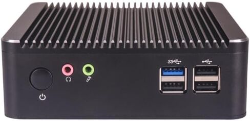 Firewall Appliance Mini PC, Inter Celeron N2830 2 cores 2 Threads,2*Inter Gigabit Network Card,Support 1*DDR3L,Support 1*SATA solt,1*MSATA Slot,Industrial Desktop Computer (4GB RAM 64GB SSD) in Saudi Arabia
