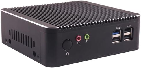 Firewall Appliance Mini PC, Inter Celeron N2830 2 cores 2 Threads,2*Inter Gigabit Network Card,Support 1*DDR3L,Support 1*SATA solt,1*MSATA Slot,Industrial Desktop Computer (4GB RAM 64GB SSD) in Saudi Arabia