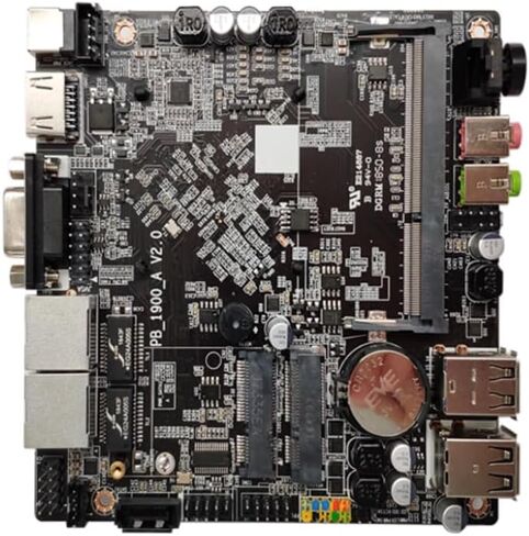 Firewall Appliance Mini PC, Inter Celeron N2830 2 cores 2 Threads,2*Inter Gigabit Network Card,Support 1*DDR3L,Support 1*SATA solt,1*MSATA Slot,Industrial Desktop Computer (4GB RAM 64GB SSD) in Saudi Arabia