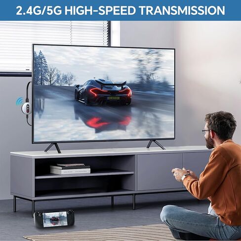 محول دونجل عرض HDMI لاسلكي - دونجل Miracast مع AirPlay DLNA، لبث الفيديو/الصوت من الهاتف، والكمبيوتر المحمول إلى HDTV، والشاشة، وجهاز العرض in Saudi Arabia