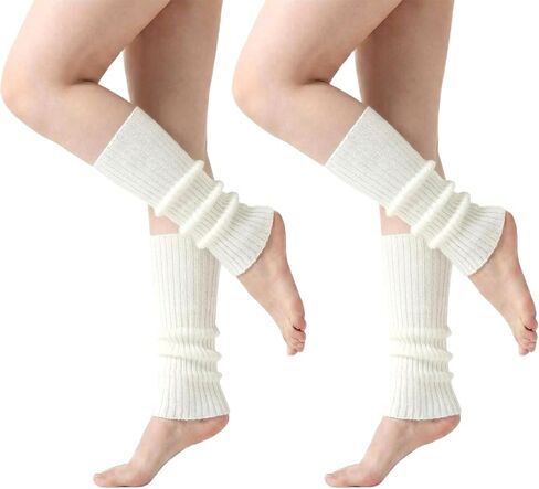 تدفئة الساق Y2K الأبيض رقيق لوليتا للفتيات 80s النساء Kawaii Harajuku لطيف الجوارب الطويلة الكاحل الباليه تدفئة الساق in Kuwait