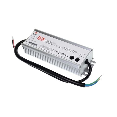 يعني جيدا HVG 65W 24V 2.71A LED سائق، HVG-65-24A AC-DC الجهد الحالي المستمر تحويل التيار الكهربائي محول محول مع IP65، PFC، تيار الإخراج والجهد قابل للتعديل in Kuwait