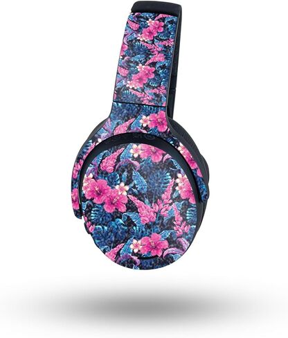 غلاف MightySkins اللامع اللامع المتوافق مع Skullcandy Crusher ANC 2 - الكركديه المتباين | لمسة نهائية لامعة واقية ومتينة شديدة اللمعان | سهل التطبيق in Saudi Arabia