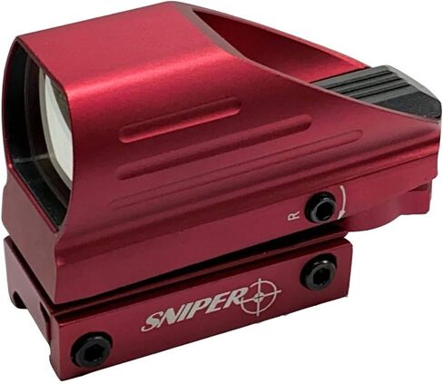 Red & Green Dot Sight, 4 Reticles Reflex Sight Fits Picatinny Rail, Brightness Adjustable in Saudi Arabia