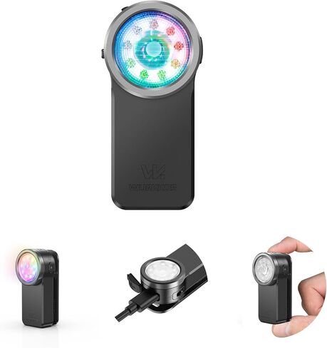 Wurkkos HD03 Rechargeable EDC Flashlight 680 High Lumen Clip Light, Small Flashlight Triple Light Source, 90 High CRI, IPX6 Waterproof, Magnetic Mini Pocket Flashlight for Working Emergency Signal in Saudi Arabia