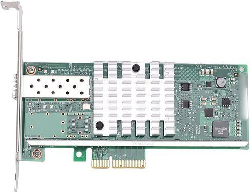 محول بطاقة الشبكة PCI E X4 سعة 10 جيجابايت، بطاقة محول SFP واحدة + منفذ إيثرنت مع دعم وحدة التحكم 82599EN لخادم Centos Freebsd VMware ESXi in Kuwait