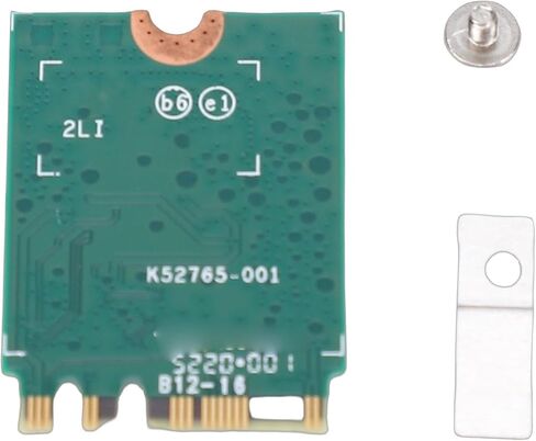 بطاقة WiFi 6E، بطاقة شبكة AX210NGW M.2 للكمبيوتر الشخصي مع 5.3، 2.4G 5G 6G ثلاثية النطاق عالية السرعة MU MIMO، متوافقة مع أجهزة الكمبيوتر المحمولة in Kuwait