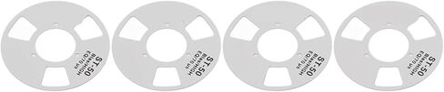Homemade Reel Cassette, Homemade Metal Reel to Cassette High Performance Retro Easy Assembly Compact for DIY Tapes (Silver) in Saudi Arabia