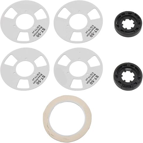 Homemade Reel Cassette, Homemade Metal Reel to Cassette High Performance Retro Easy Assembly Compact for DIY Tapes (Silver) in Saudi Arabia