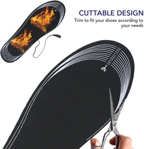 USB ساخنة النعال قابلة للشحن التدفئة النعال أحجام متعددة الكهربائية جهاز تدفئة القدمين حصيرة للتخييم وصيد الأسماك والمشي لمسافات طويلة in Kuwait