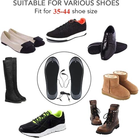 USB ساخنة النعال قابلة للشحن التدفئة النعال أحجام متعددة الكهربائية جهاز تدفئة القدمين حصيرة للتخييم وصيد الأسماك والمشي لمسافات طويلة in Kuwait