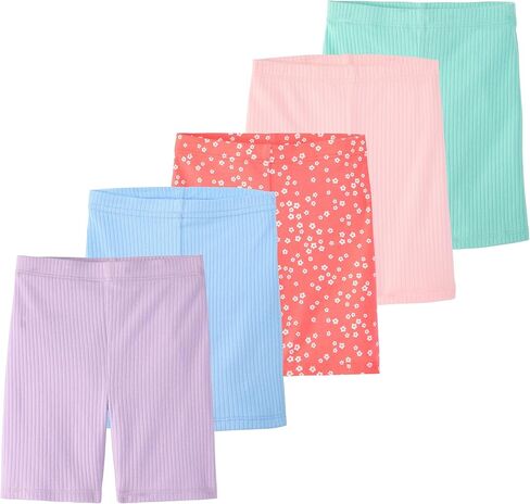 Garanimals Baby & Toddler Girl Pink Check Biker Shorts - Machine-Washable Kid's Clothes in Saudi Arabia