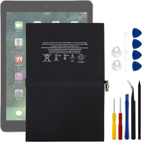 بطارية A1664 3.82 فولت 7306 مللي أمبير، متوافقة مع Apple ipad Pro 9.7 2016، A1673 A1674 A1675، تأتي مع أداة تركيب البطارية in Kuwait